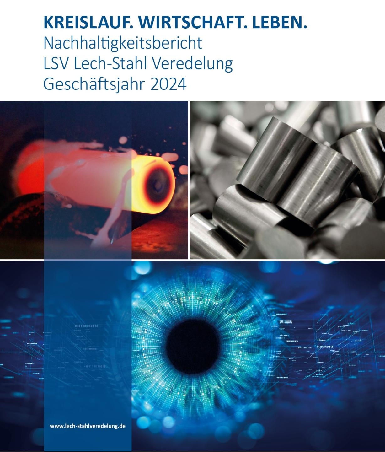 Das Bild zeigt das Titelbild des Nachhaltigkeitberichtes der LSV für das Jahr 2024